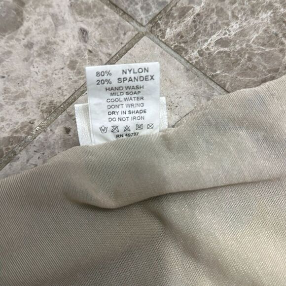 Vintage Gottex Gold Label 80’s Watercolor Surplice One Piece Swimsuit Size 12 - Picture 15 of 16